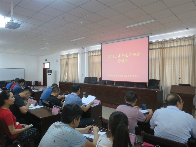 公司召開2017年上半年生產(chǎn)經(jīng)營分析會(huì)